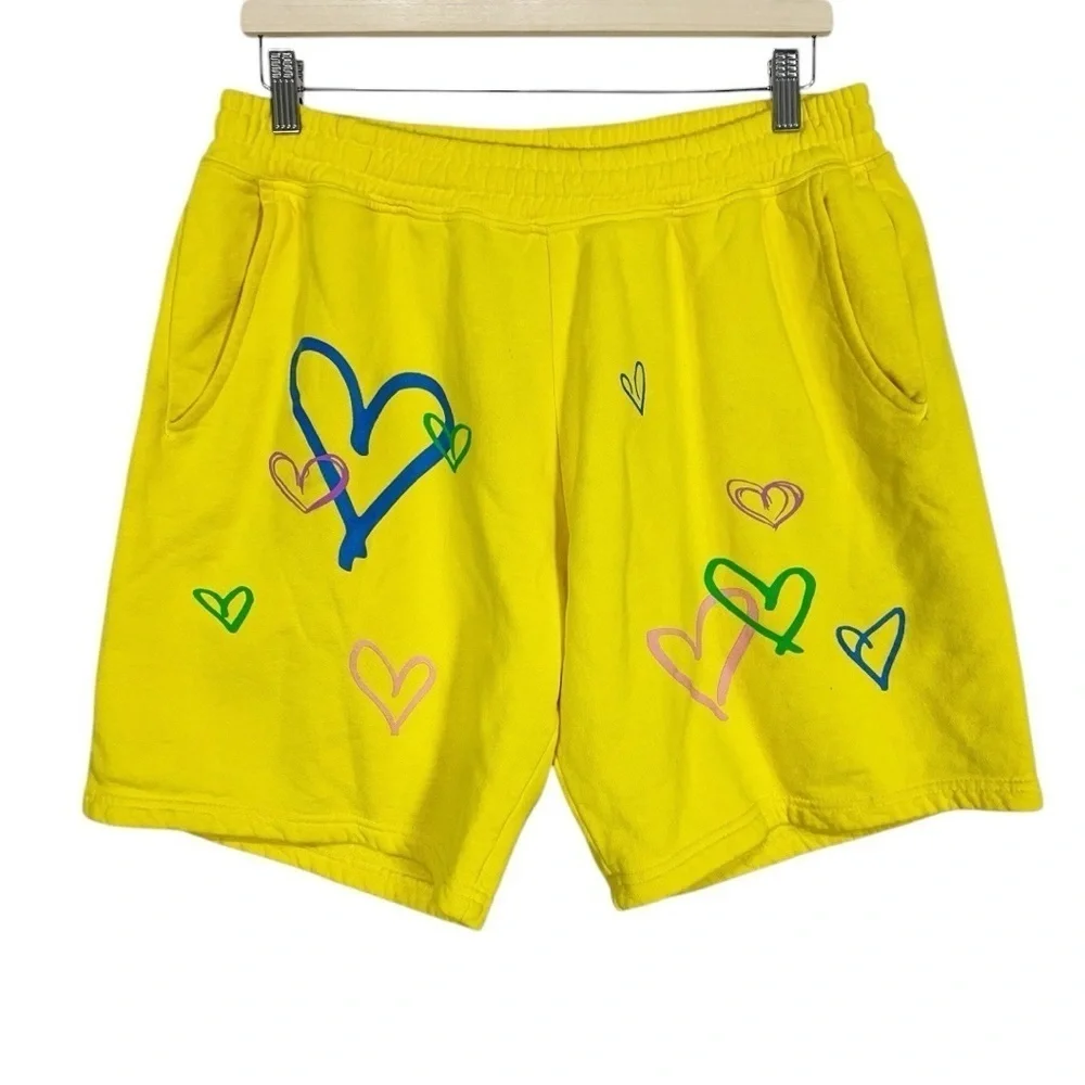 Kids Worldwide Love You Shorts Size Large